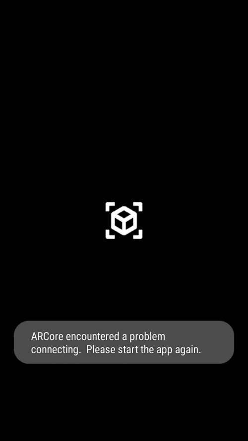 ARCore_encountered_a_problem_connecting._Please_start_the_app_again.